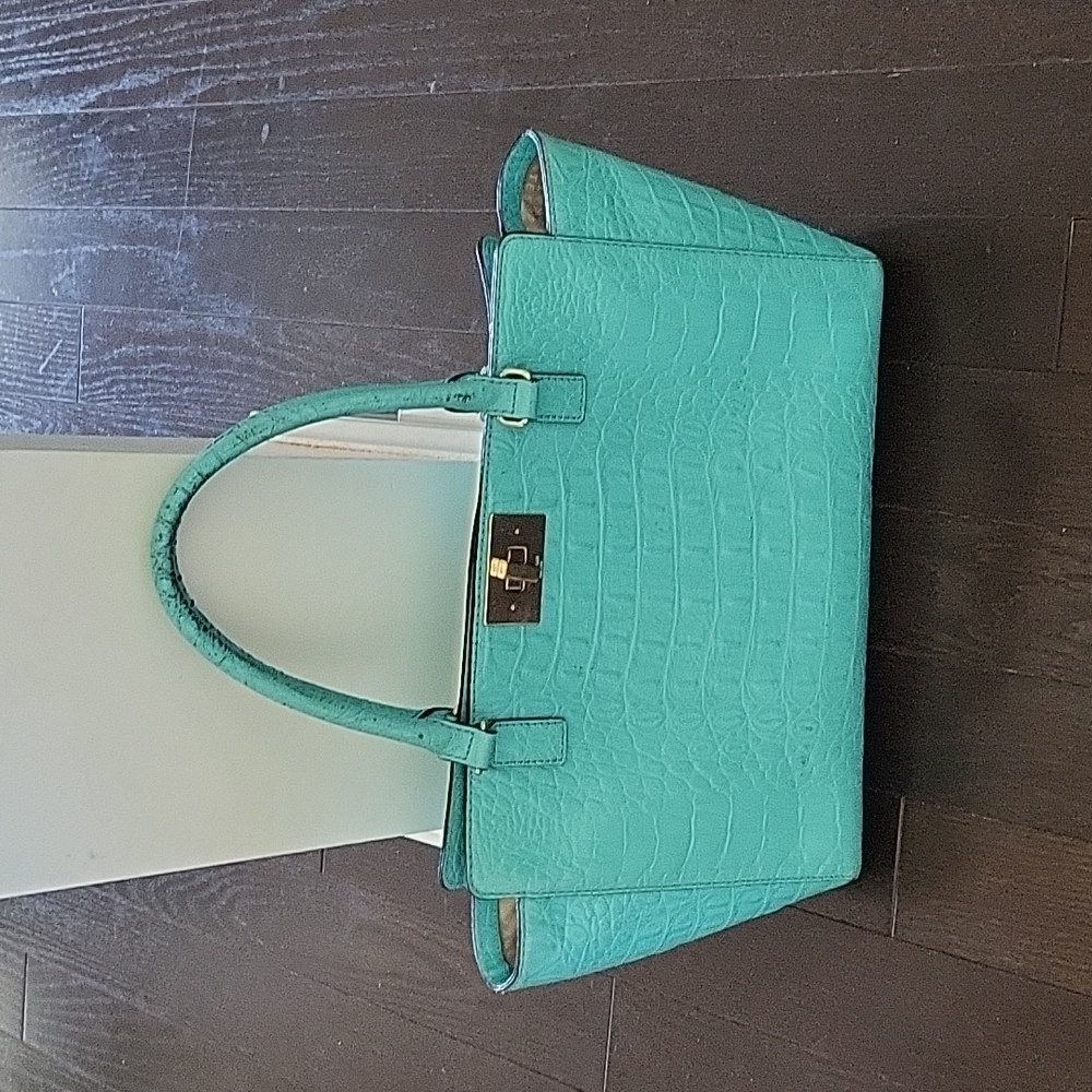 Kate spade teal color handbag